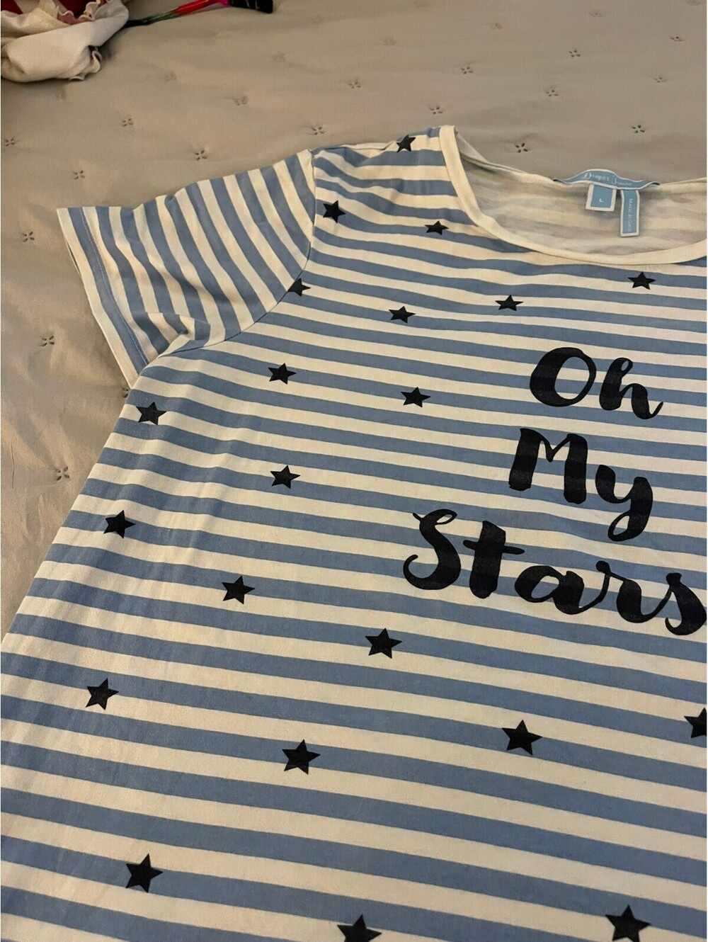 Draper James | L | Oh My Stars Striped Tee - Picture 6 of 12